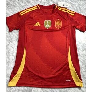 Adidas Spain National Team 2024 Home Jersey Women’s Large IP9352 NEW Espana